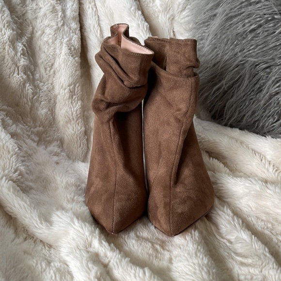 Brown Suede Booties - Picture 2 of 4